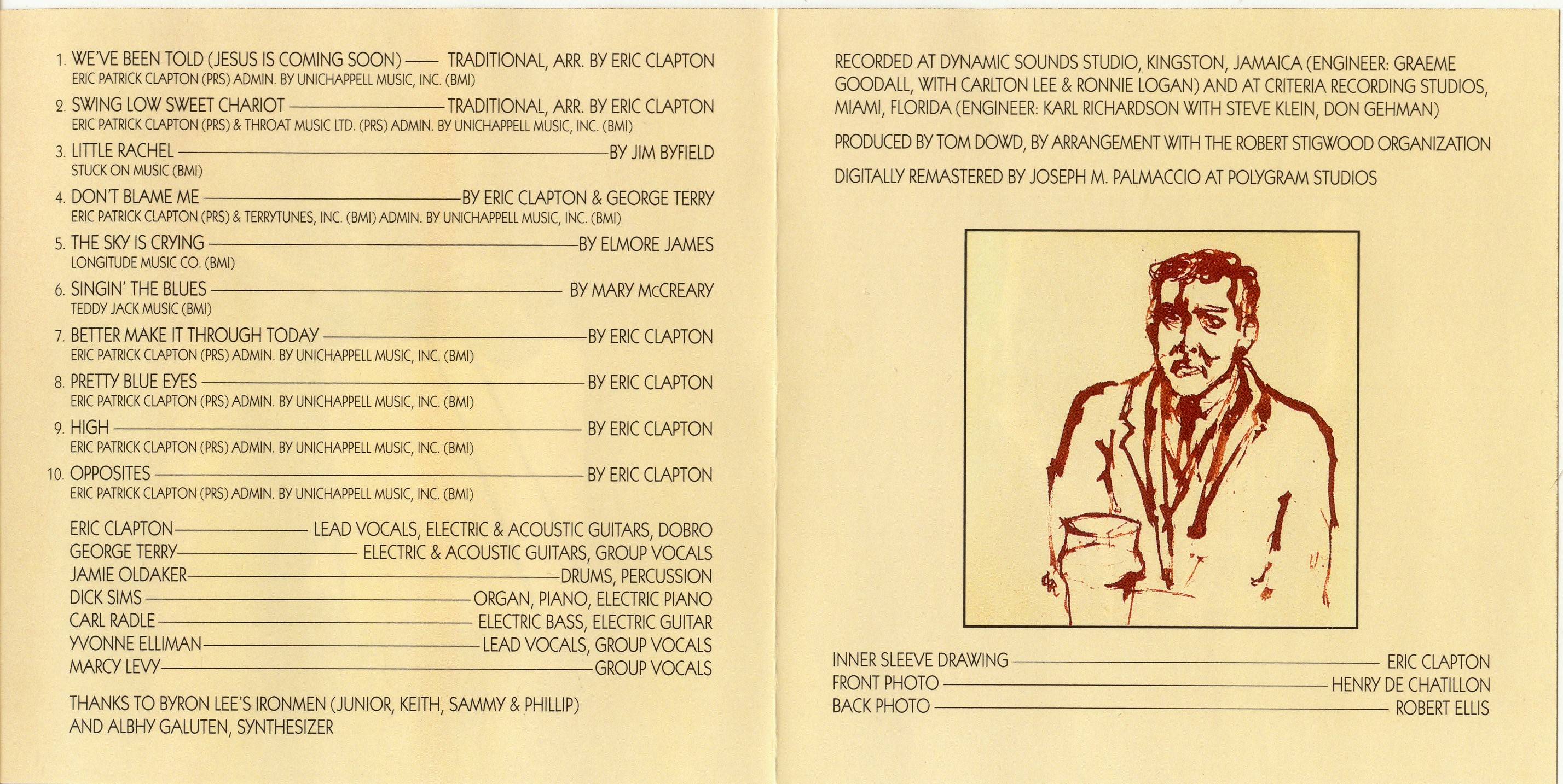 Eric Clapton Chronicles 3 Classic Albums : Booklet 1